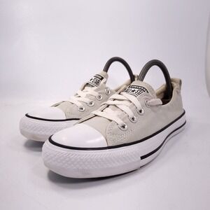 Converse All Star Lace Up Sneaker Shoe Womens Size 8 537082F White